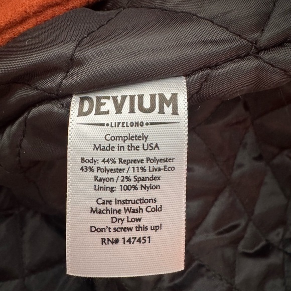 Devium Men's Rust Jacket - Picture 7 of 8